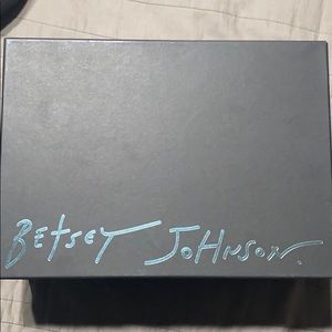 Betsey Johnson Gold beaded shoes size 9